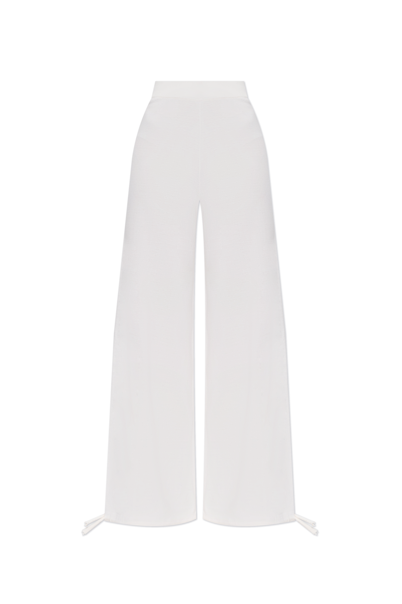 VIP【関税送料無料】希少 MAX MARA WHITE COTTON ANTIOPE PANTS Max Mara Pants